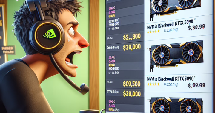 Nvidia Blackwell Stock Woes: RTX 5090 Prices Soar!