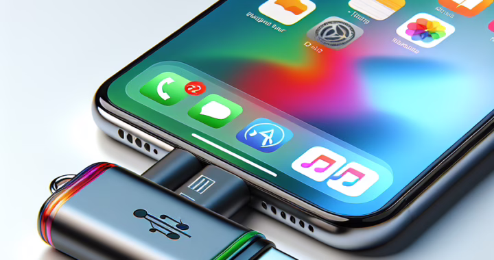 Tiny USB Flash Drive: Charge & Backup Your iPhone Effortlessly