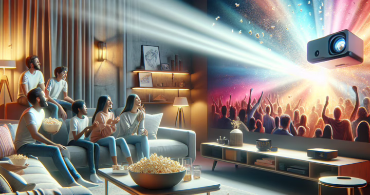 4K Portable Laser Projector: Twice the Brightness, Half the Drama