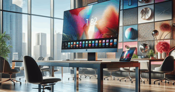 LG’s 32-Inch 4K Touchscreen Monitor: A Rolling Office Wonder