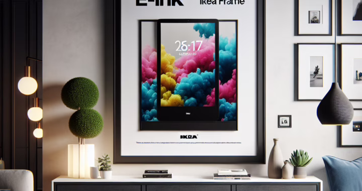 Upgrade Your IKEA Frame with Full-Color E-Ink Display Magic