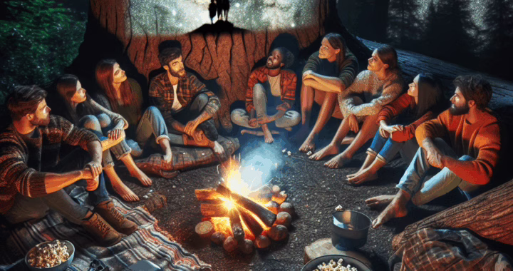 100 Lumens Projector and Night Camera: Fun Camping Gear