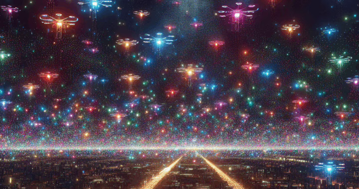 Drones Unite: 10,000 Flying Lights Dazzle the Sky