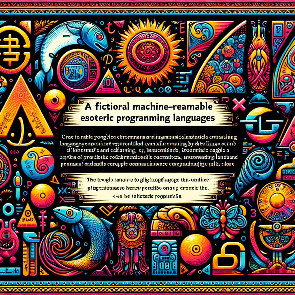 exploring-machine-readable-esoteric-programming-languages