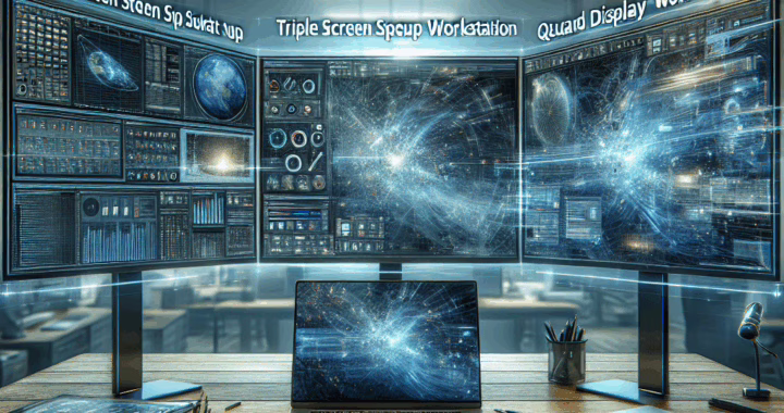 Triple Screen Setup: Revolutionize Your Quad Display Experience