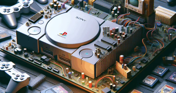 Custom Motherboard for 1990s PlayStation: A Nostalgic Triumph