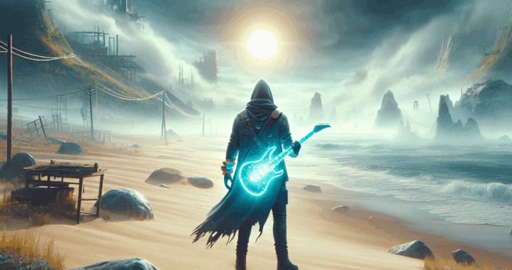 Death Stranding 2: Battle Guitar Unleashed on the Beach