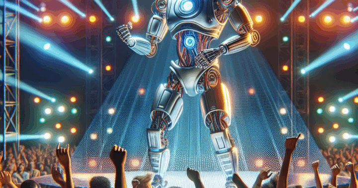 Humanoid Robot Adam Steals Show at 2025 Music Festival