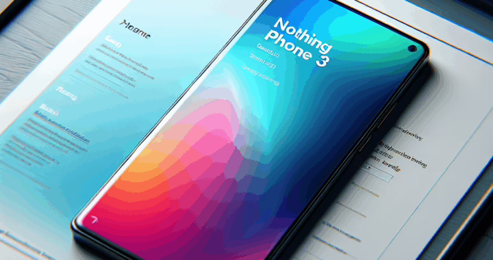 Nothing Phone 3 Launch: Specs, Price, and Exciting Features