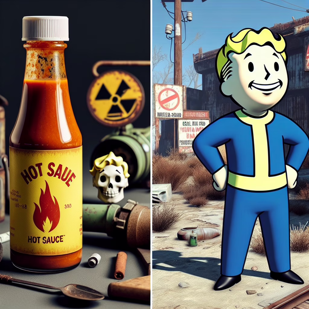 fallout-merch-takes-a-spicy-turn-hot-sauce-and-ai-art