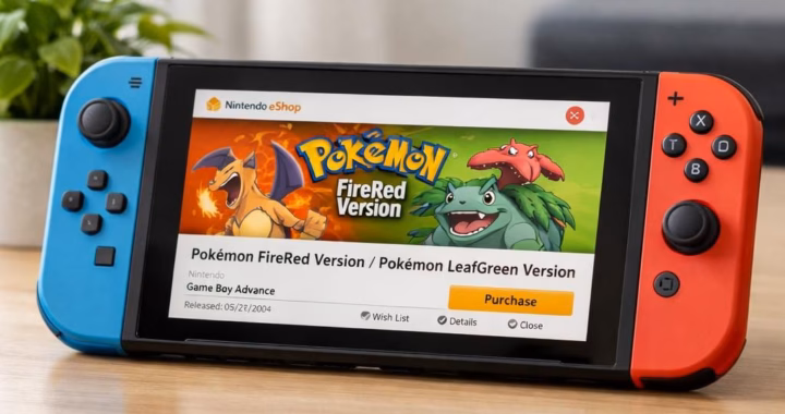 Pokemon Nostalgia on Nintendo eShop: FireRed/LeafGreen Return