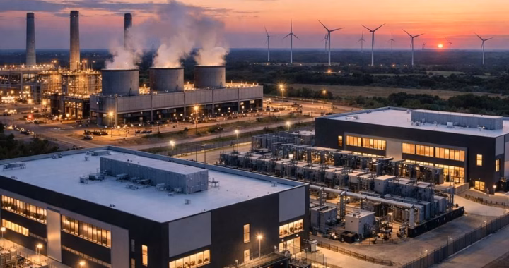 AI data-centre expansion near Abilene, 2026