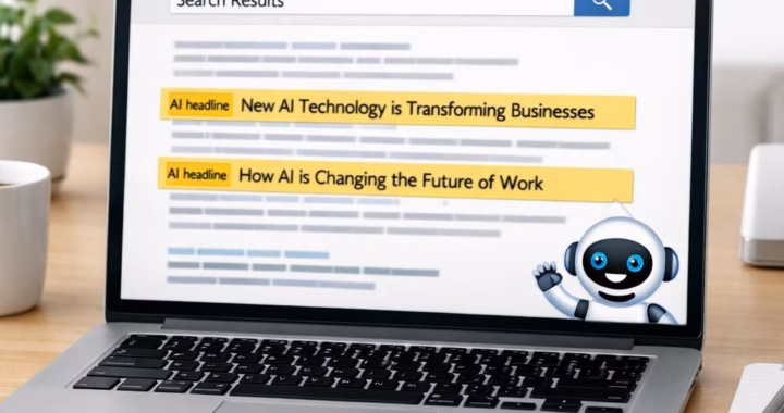 AI headlines and Google Search: cheerful rewrite 2026