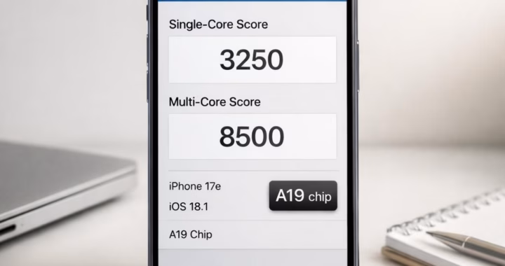 iPhone 17e and A19 chip: 2026 Geekbench snapshot