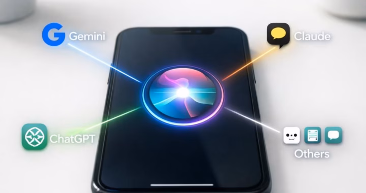 Siri Extensions AI chatbots: 2026 multi-bot shift