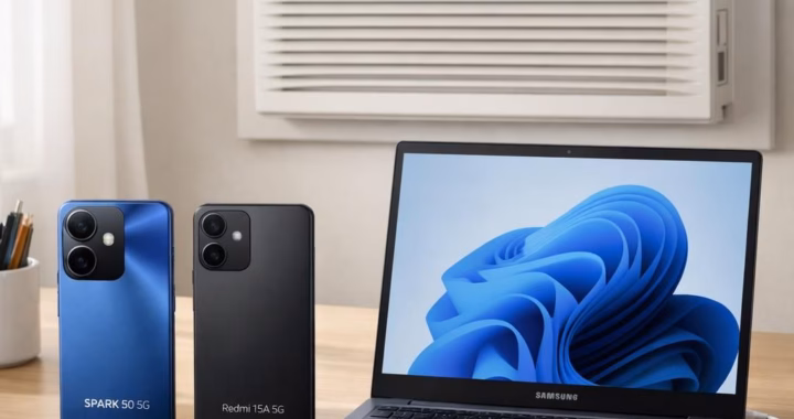 Tech Gadgets 2026: Spark 50 5G, Redmi 15A 5G, Galaxy Book6