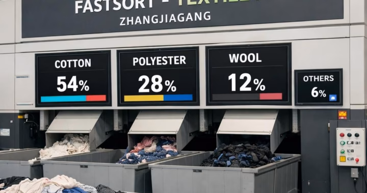 AI Textiles: Fastsort-Textile Sorting at 2 T/h