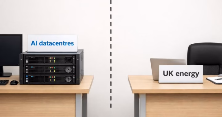 AI datacentres and UK energy: forecast misalignment 2026