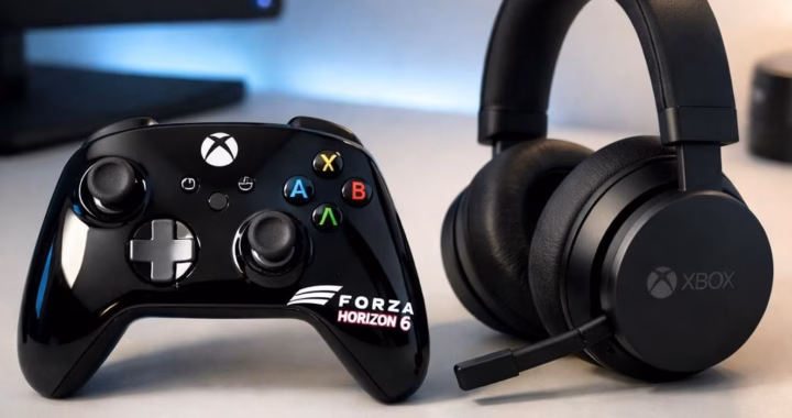 Forza Horizon 6 and Xbox Accessories: Controller + Headset