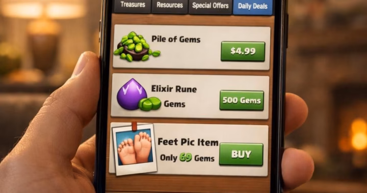 Clash of Clans Feet Pic Item: A Cosmetic Case Study
