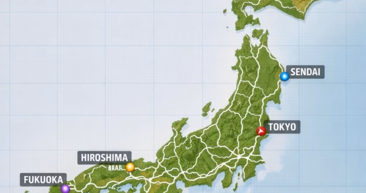 Forza Horizon 6 and Japan map: A playful zoom