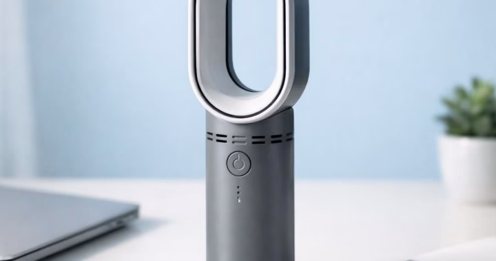 handheld portable Dyson fan debuts: HushJet Mini Cool