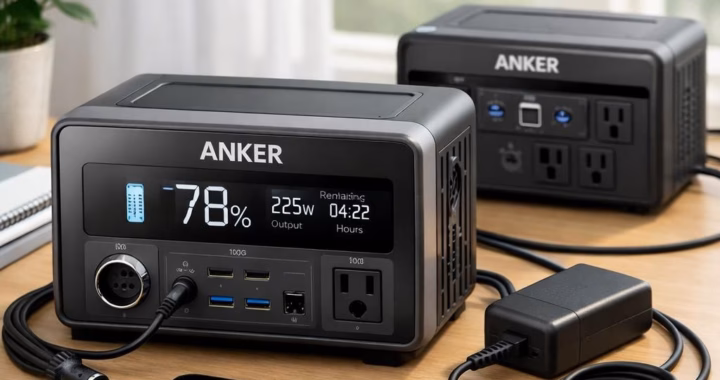 anker power-stations: two fixes light up portable power