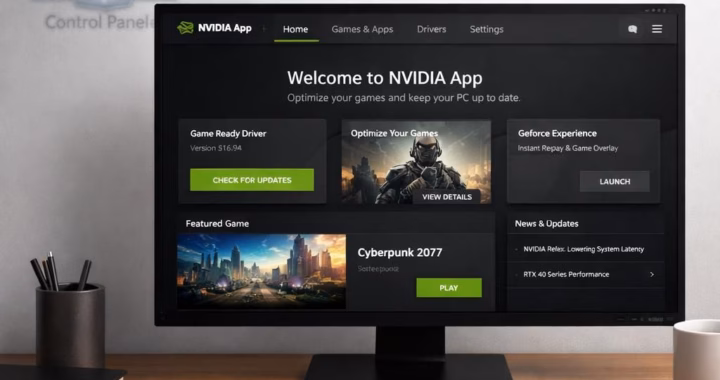 Nvidia Control Panel to Nvidia App in 2026