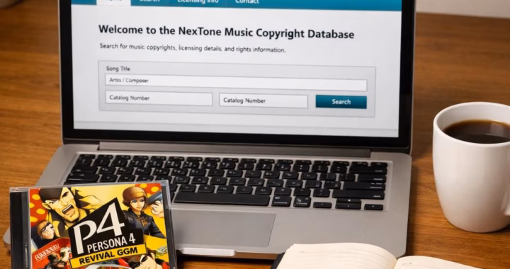Persona 4 Revival BGM, NexTone Music Copyright Database