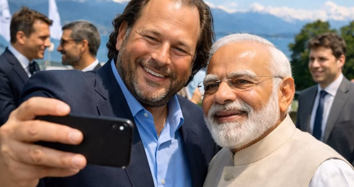AI Trust at G7 Evian: Benioff Modi Selfies & Governance