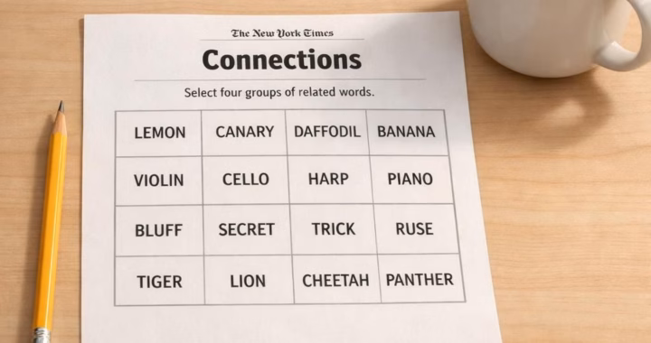 Connections & Word-Puzzle: NYT Puzzle #1100 in 2026