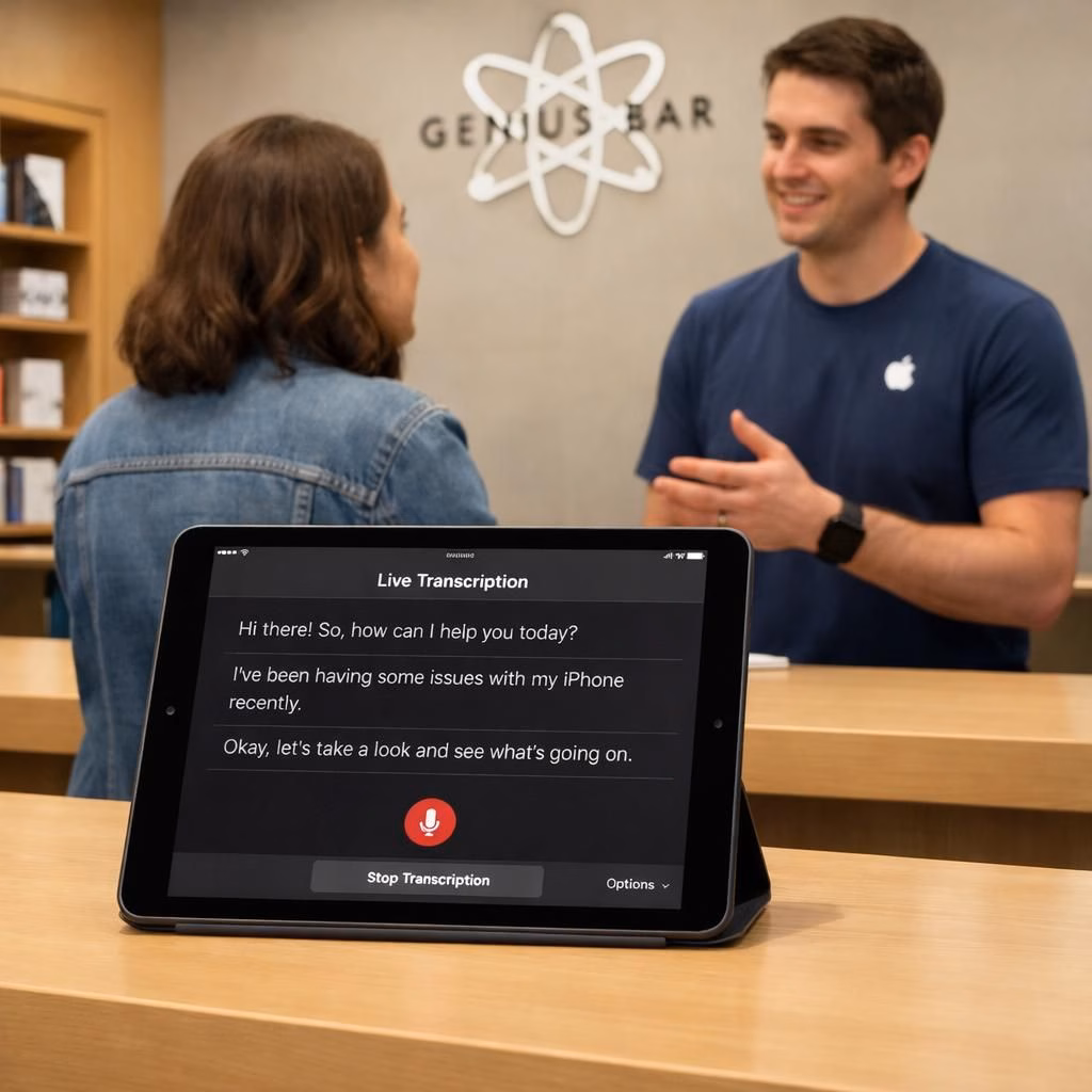 ai-livenotes-in-apple-stores-transcribing-genius-bar-talks